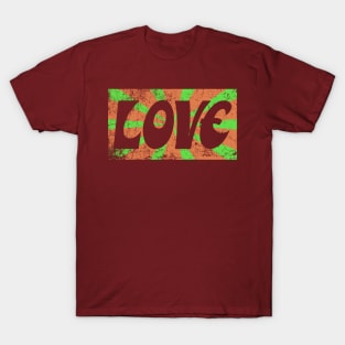 LOVE Groovy 60s style graphic T-Shirt